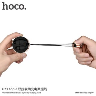 Hoco - Dây cáp sạc dây rút U23 90cm - cổng Lightning