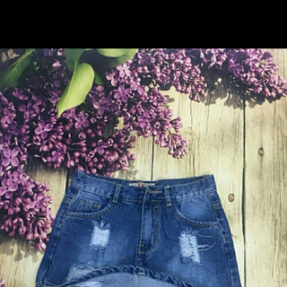 quan short váy jean