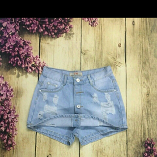 quan short váy jean