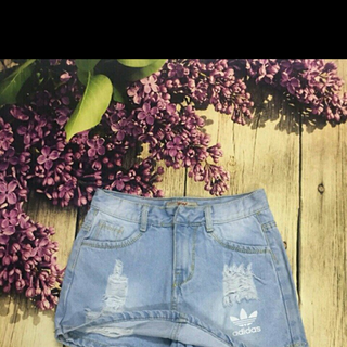 quan short váy jean