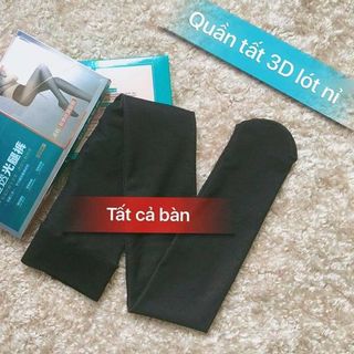 QUẦN TẤT 3D LÓT NỈ 1 LỚP