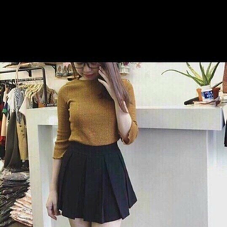 chân váy xếp ly