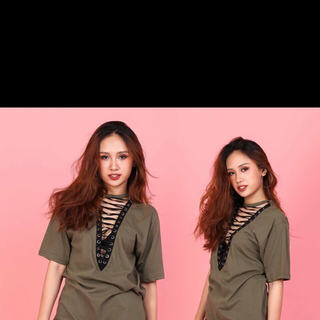 ĐẦM THUN CỔ V