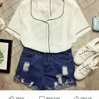 áo voan cổ kiểu