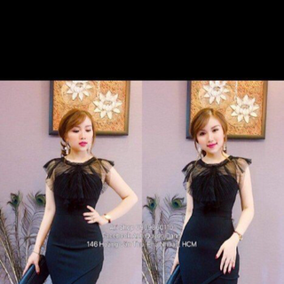 Đầm đuôi tôm dây cườm Giá sỉ 65k lẻ 85k Free size