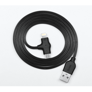 Hoco - Cáp sạc Đa năng 2 in 1 X10 - Cổng Micro - Lightning