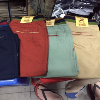 Quần short kaki nam lưng thun