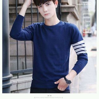Áo len nam tay sọc