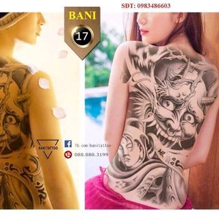 hình xăm dán kín lưng
