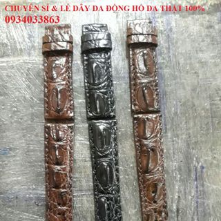 sỉ lượng dây da đồng hồ cá sấu đà điểu da trăn da bò