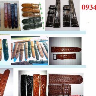 sỉ lượng dây da đồng hồ cá sấu đà điểu da trăn da bò