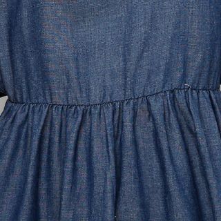 Đầm baby doll demin tay bèo xinh xắn