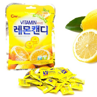 Kẹo Cứng Trái Cây Hàn Quốc Vị Chanh 100g/gói