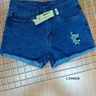 Quần short jean nữ