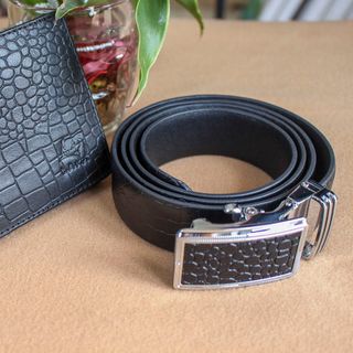Combo ví da và dây nịt nam LAKA