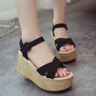 giày sandal xuồng cao 9cm