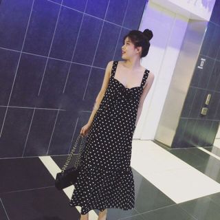 đầm maxi bi