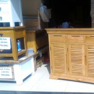 Tủ giày dép gỗ sồi 3 cánh 3 hộc 1m2 x 1m