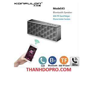 LOA BLUETOOTH KONFULON K5 VỎ NHÔM RẤT ĐẸPCỰC HAY