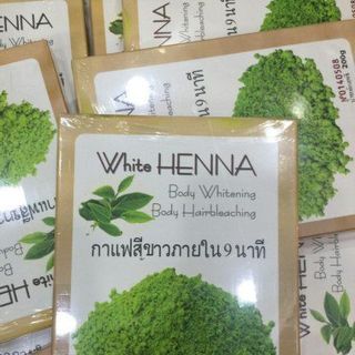 Tắm trắng trà xanh White Henna