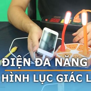 Ổ cắm điện đa năng lục giác có cổng USB