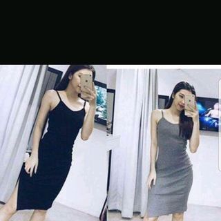 đầm 2 dây cát hàn
