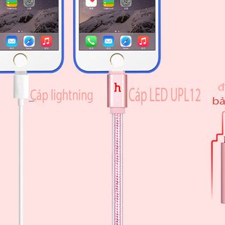 HOCO - Cáp sạc UPL12 cổng Lightning - Báo đèn - 120cm
