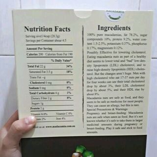 Hạt mắc ca hộp nhậu khẩu từ Úc