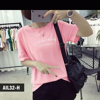 Áo thun nữ in hình nhiều màu
