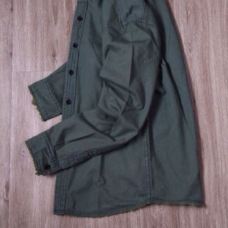 Áo sơmi denim cổ trụ