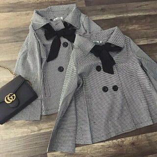 khoác dạ thắt nơ