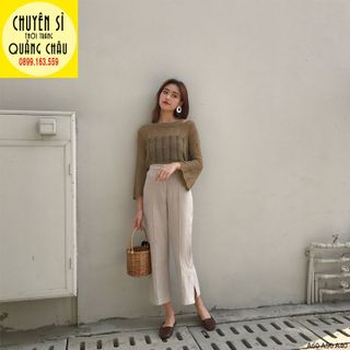 ÁO DỆT TAY LOE