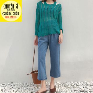 ÁO DỆT TAY LOE
