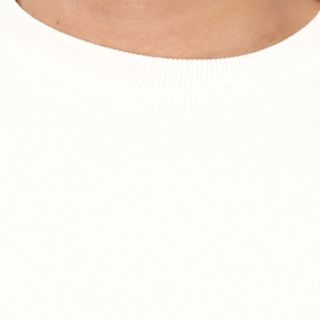 Áo thun tay dài unisex màu trắng