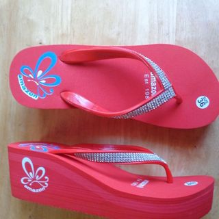 Dép xốp Cao Gót Thái Nữ - Quai May Xoàn