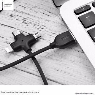 Hoco - Cáp sạc Đa năng 3 trong 1 X10 - Cổng Type C - Micro - Lightning