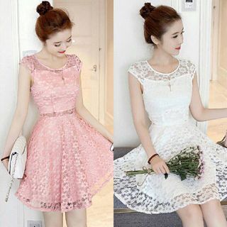 đầm ren hai lớp sỉ giá rẻ