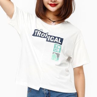 Áo thun nữ màu trắng