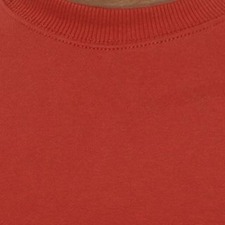 Áo thun tay dài unisex màu đỏ gạch