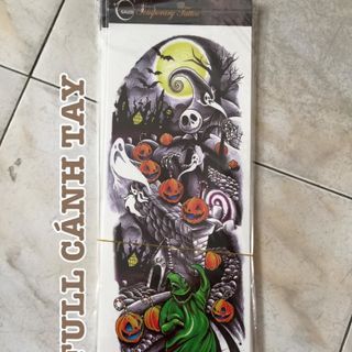 hình xăm dán kín tay