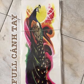 hình xăm dán kín tay