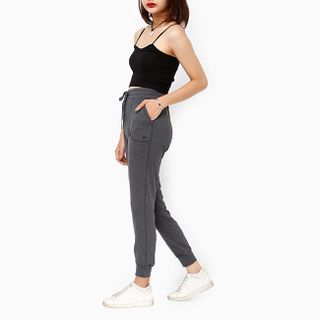 Quần dài thể thao nữ tập Gym màu xám