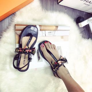 giày sandal hoa