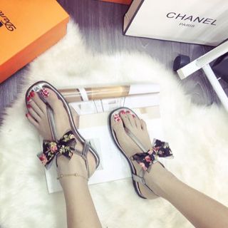 giày sandal hoa