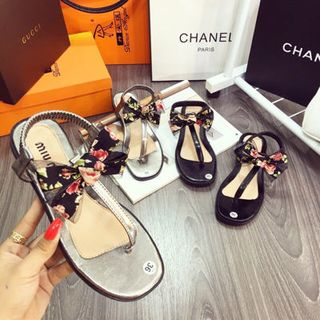 giày sandal hoa