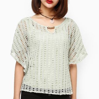 Áo kiểu thời trang lưới giả set M2