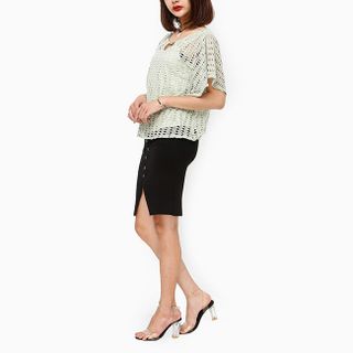 Áo kiểu thời trang lưới giả set M2