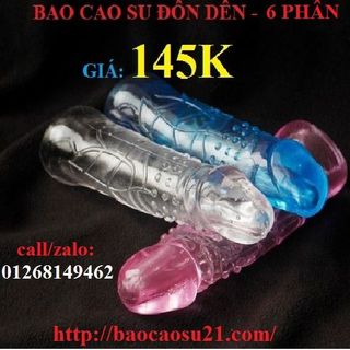 bán lẻ bán sỉ sextoy bao cao su đôn dên 6 phân giá sỉ