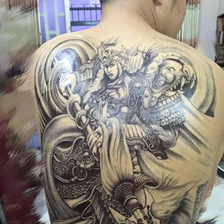 hình xăm dán kín lưng