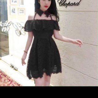 Đầm Ren Cổ Bẻ